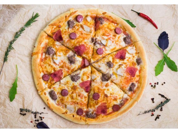 Пицца "Мясное ассорти" Пицца "Мясное ассорти"