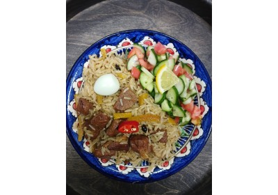 Чайханский плов с бараниной